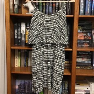 Brand New Old Navy White and Black Sun Dress